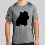 Heather Colorblock Contender ™ Tee Thumbnail