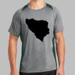 Heather Colorblock Contender ™ Tee Thumbnail