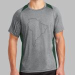 Heather Colorblock Contender ™ Tee Thumbnail
