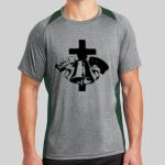 Heather Colorblock Contender ™ Tee Thumbnail