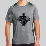 Heather Colorblock Contender ™ Tee Thumbnail