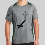 Heather Colorblock Contender ™ Tee Thumbnail