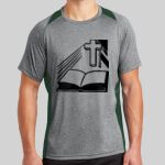 Heather Colorblock Contender ™ Tee Thumbnail