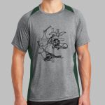 Heather Colorblock Contender ™ Tee Thumbnail