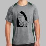 Heather Colorblock Contender ™ Tee Thumbnail
