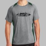 Heather Colorblock Contender ™ Tee Thumbnail