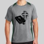 Heather Colorblock Contender ™ Tee Thumbnail