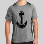 Heather Colorblock Contender ™ Tee Thumbnail