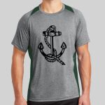 Heather Colorblock Contender ™ Tee Thumbnail