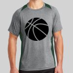 Heather Colorblock Contender ™ Tee Thumbnail