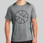 Heather Colorblock Contender ™ Tee Thumbnail