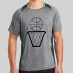 Heather Colorblock Contender ™ Tee Thumbnail