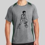 Heather Colorblock Contender ™ Tee Thumbnail