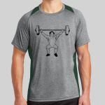 Heather Colorblock Contender ™ Tee Thumbnail