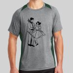 Heather Colorblock Contender ™ Tee Thumbnail