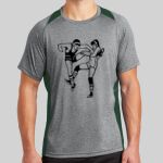 Heather Colorblock Contender ™ Tee Thumbnail