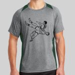 Heather Colorblock Contender ™ Tee Thumbnail