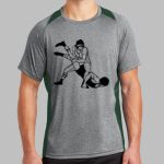 Heather Colorblock Contender ™ Tee Thumbnail