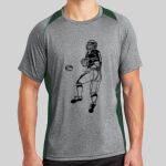 Heather Colorblock Contender ™ Tee Thumbnail