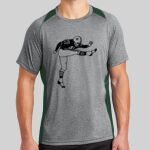 Heather Colorblock Contender ™ Tee Thumbnail