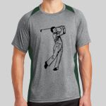 Heather Colorblock Contender ™ Tee Thumbnail