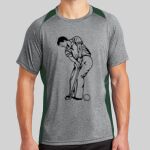 Heather Colorblock Contender ™ Tee Thumbnail