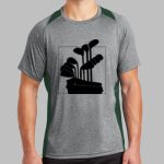 Heather Colorblock Contender ™ Tee Thumbnail