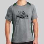 Heather Colorblock Contender ™ Tee Thumbnail