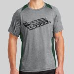 Heather Colorblock Contender ™ Tee Thumbnail