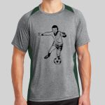 Heather Colorblock Contender ™ Tee Thumbnail