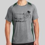 Heather Colorblock Contender ™ Tee Thumbnail