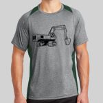 Heather Colorblock Contender ™ Tee Thumbnail