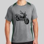 Heather Colorblock Contender ™ Tee Thumbnail