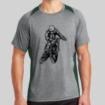 Heather Colorblock Contender ™ Tee Thumbnail