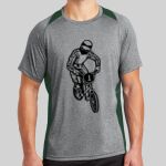 Heather Colorblock Contender ™ Tee Thumbnail