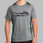 Heather Colorblock Contender ™ Tee Thumbnail