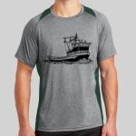 Heather Colorblock Contender ™ Tee Thumbnail