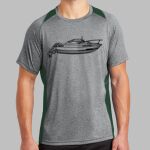 Heather Colorblock Contender ™ Tee Thumbnail