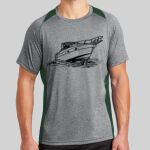 Heather Colorblock Contender ™ Tee Thumbnail