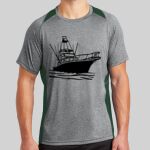 Heather Colorblock Contender ™ Tee Thumbnail