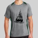 Heather Colorblock Contender ™ Tee Thumbnail