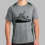 Heather Colorblock Contender ™ Tee Thumbnail
