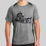 Heather Colorblock Contender ™ Tee Thumbnail