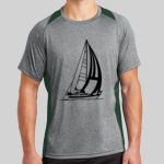 Heather Colorblock Contender ™ Tee Thumbnail