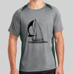 Heather Colorblock Contender ™ Tee Thumbnail