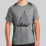 Heather Colorblock Contender ™ Tee Thumbnail