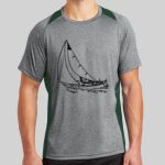 Heather Colorblock Contender ™ Tee Thumbnail