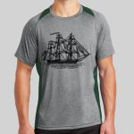 Heather Colorblock Contender ™ Tee Thumbnail