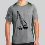 Heather Colorblock Contender ™ Tee Thumbnail