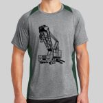 Heather Colorblock Contender ™ Tee Thumbnail